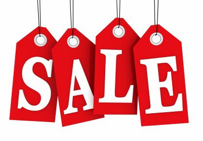 Sale Tag Countertop Easel Sign