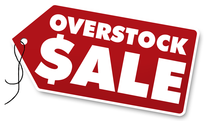Overstock Sale Counter Top Easel Sign