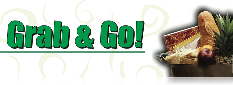 Grab N Go Countertop Easel Sign