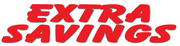 Extra Savings End Cap Headers-Gondola Signs