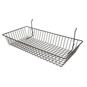 Wire Baskets for Gridwall, Slatwall, Pegboards