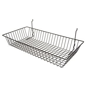 Wire Baskets for Gridwall, Slatwall, Pegboards