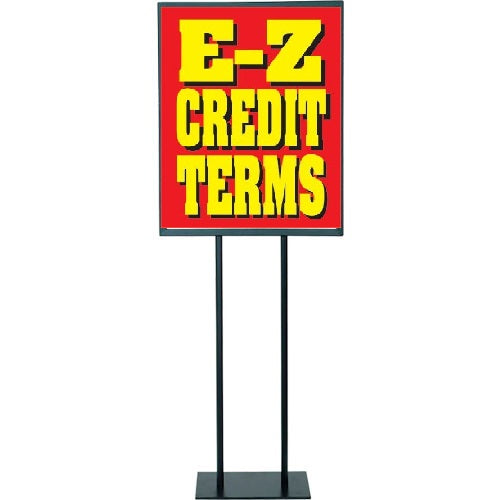 E-Z Credit Terms Standard Poster-Floor Stand Signs-Value Pack