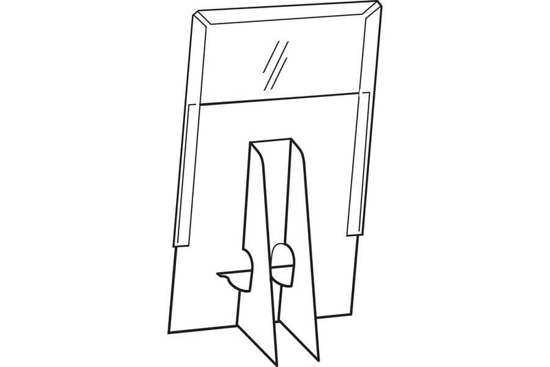 Easel Back Sign Holders- 8.5" W x 11" H -10 pieces