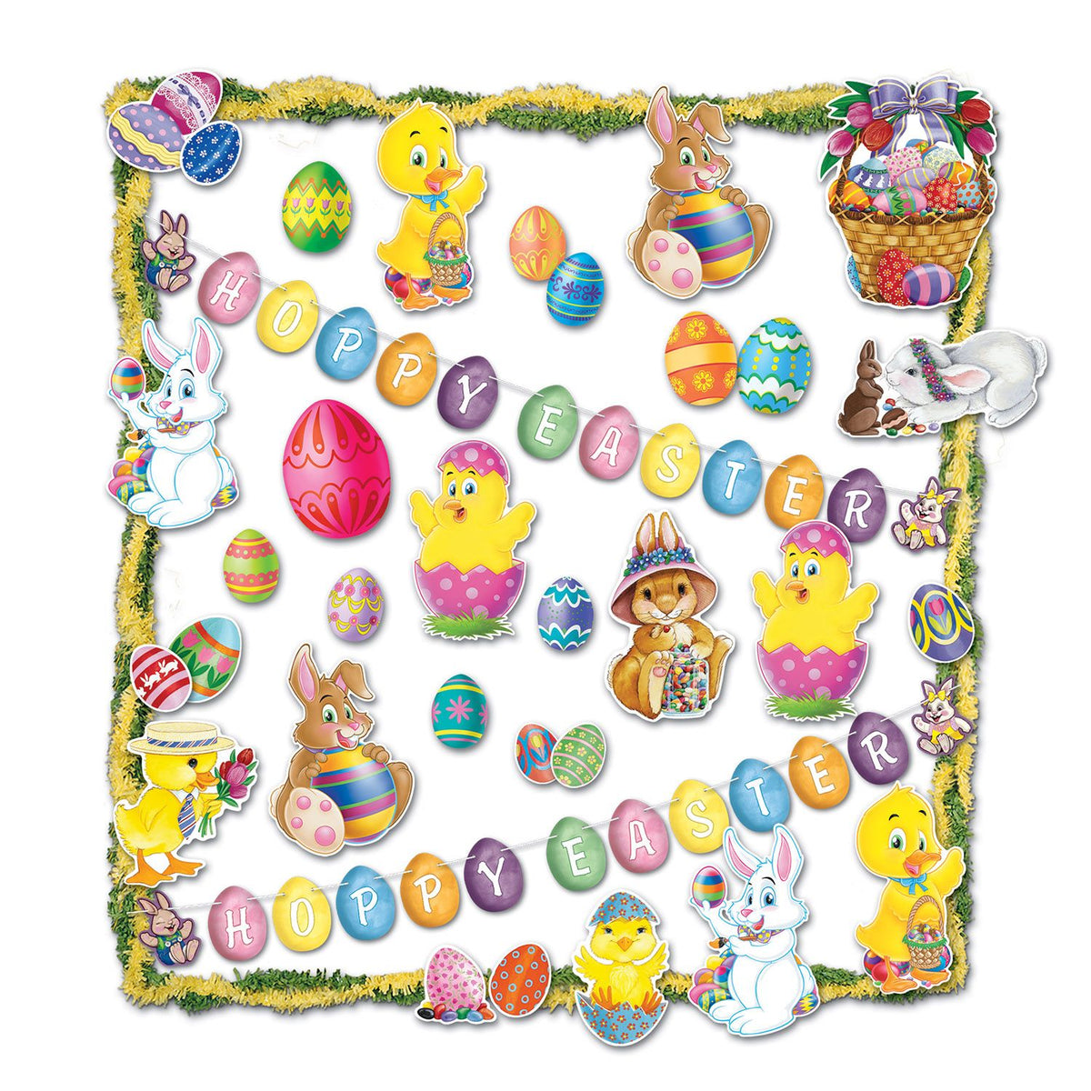 Easter Trim Display Decoration Kit- 36 pieces — screengemsinc