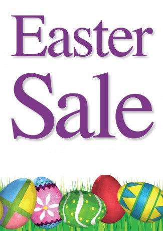 Easter Sale Window Poster -36 W x 48 H — screengemsinc