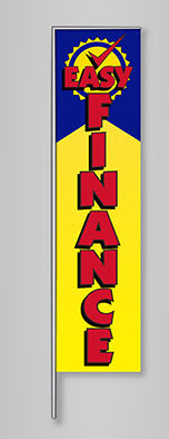 Easy Finance Rectangle Feather Flag kit