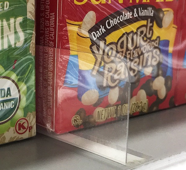 Economical Shelf Dividers with Adhesive Base-1" x 13.5"- 200 pieces