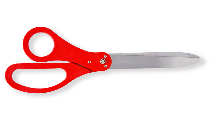 Economical Giant Ceremonial Scissors for Ribbon Cutting - 25" Long