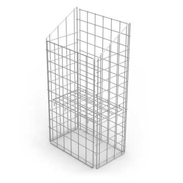 End Cap Dump Bin Retail Fixture