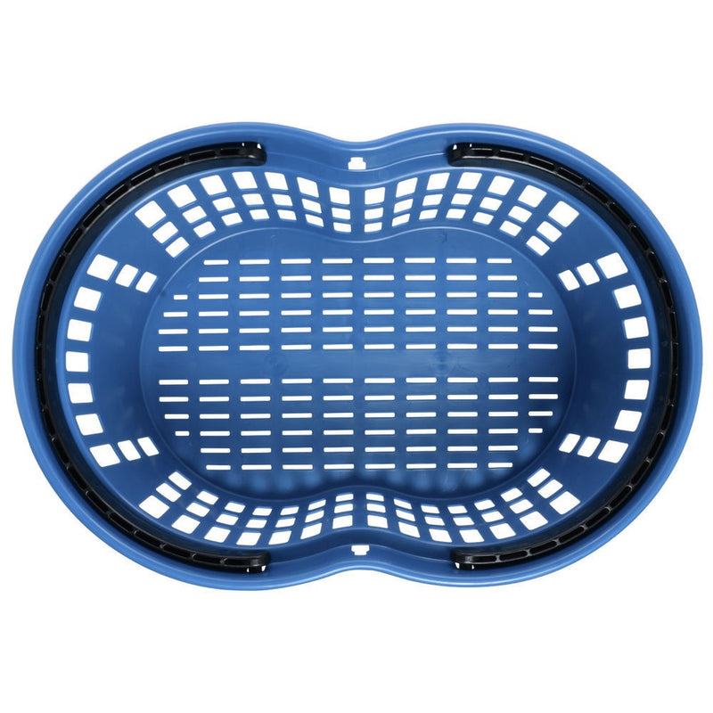 Ergonomically Shaped Shopping Hand Baskets - 6 units