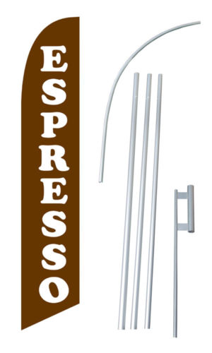 Espresso Feather Flag Kit
