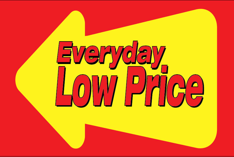 Everyday Low Price Aisle Violators Shelf Signs-50 signs