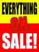 Everything On Sale Floor Stand Sign