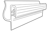 Slatwall Sign Holder-Super Grip 