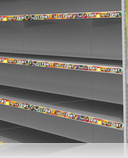 Fresh Cut Fruit Price Channel Shelf Molding Strips