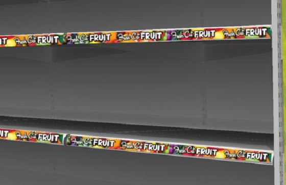 Fresh Cut Fruit Price Channel Shelf Molding Strips