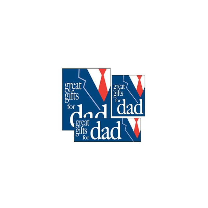 Father's Day Sale Event Retail Big Format Sign Kit- 20 pieces
