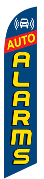 Auto Alarms Feather Flags