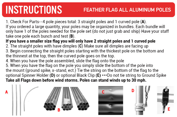 Coming Soon Feather Flag Kit
