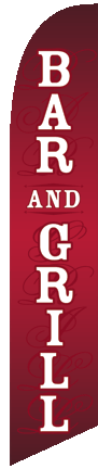 Bar & Grill Feather Flag Kit