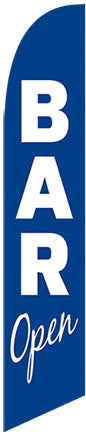 Bar Open Feather Flag Kit-Blue