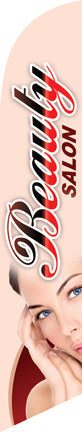 Beauty Salon Feather Flag Kit