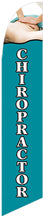 Chiropractor Feather Flag-Blue