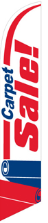 Carpet Sale Feather Flag Kit-R/W/B