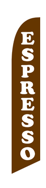 Espresso Feather Flag Kit