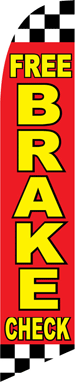 Free Break Check Feather Flag Kit
