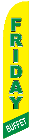 Friday Buffet Feather Flag Kit