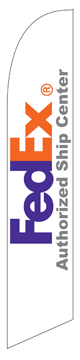 FedEx Drop Off Center Feather Flags Kit
