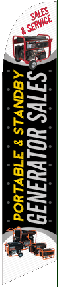 Generator Sales Feather Flags