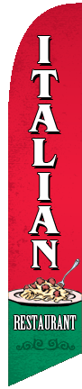 Italian Restaurant Feather Flag Kit