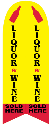 Liquor & Wine Feather Flag Kit