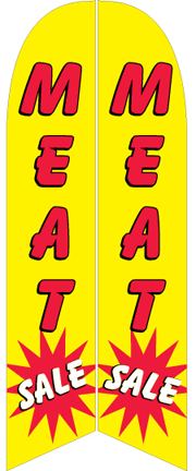 Meat Sale Feather Flag Kit