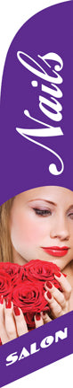 Nails Salon Feather Flag Kit