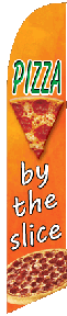 Pizza by the Slice Feather Flag Kit