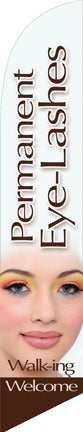 Permanent Eye Lashes Feather Flag Kit
