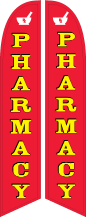 Pharmacy Feather Flag Kit
