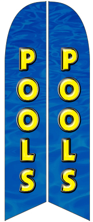 Pools Feather Flag Kit