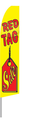 Red Tag Sale Feather Flag Kit