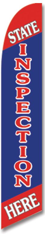 State Inspection Automotive Feather Flag