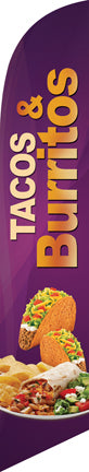 Tacos & Burritos Feather Flag Kit