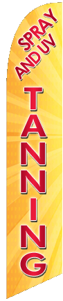 Spray & UV Tanning Feather Flag Kit
