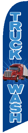 Truck Wash Feather Flag Kit
