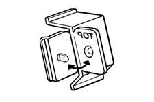 Sign Holders-Shelf Clips- Self Piercing-Perpendicular Mount-50 pieces - screengemsinc