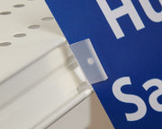Sign Holders-Shelf Clips- Self Piercing-Perpendicular Mount-50 pieces - screengemsinc
