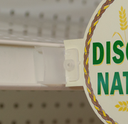 Sign Holders-Shelf Clips- Self Piercing-Perpendicular Mount-50 pieces - screengemsinc